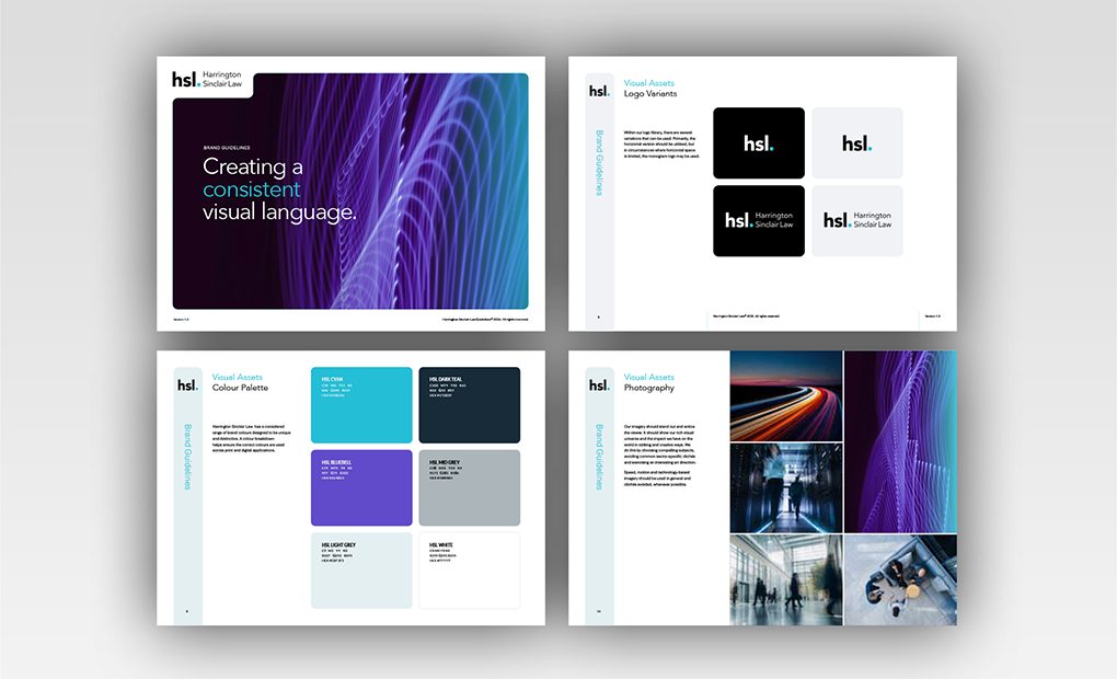 Harrington Sinclair Law branding